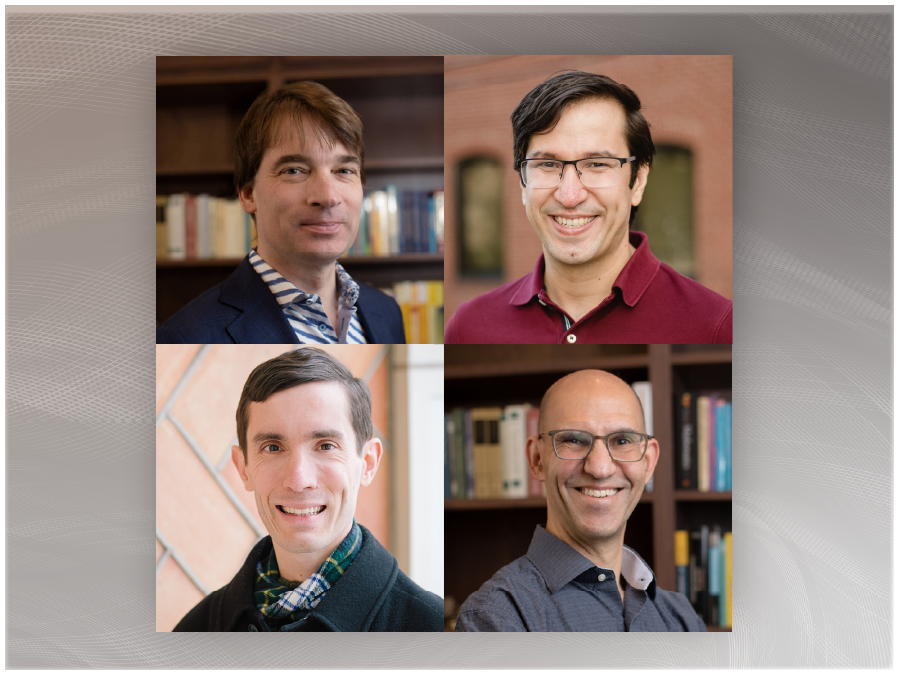 Clockwise from upper left - faculty Marijn Heule, Ruben Martins, Bryan Parno, and Jeremy Avigad portrait photos