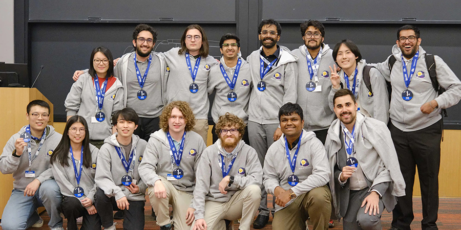 Group shot of the members of the Capture the Flag team.