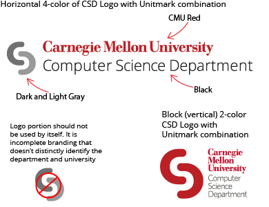 Guidance for use of the 4-color Computer Science Logo and Unitmark